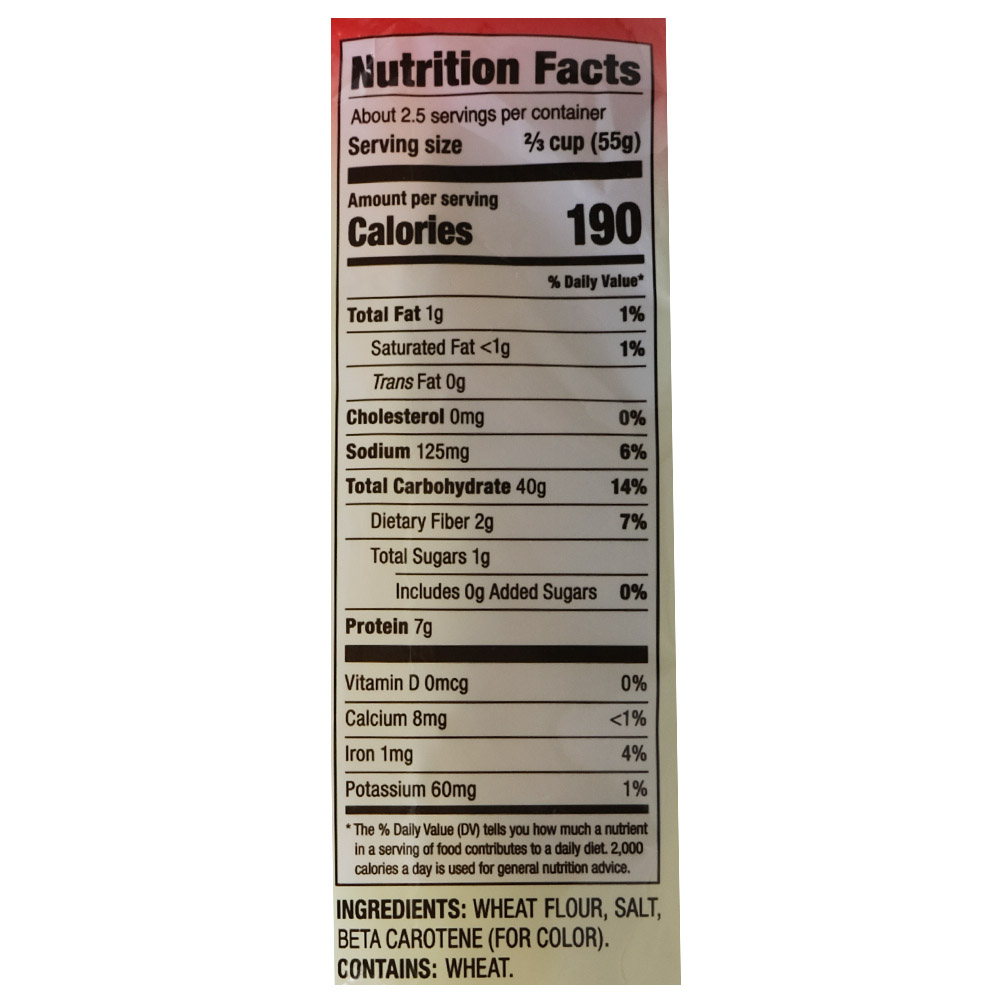 Ka-me Japanese Curly Noodles 142g left side image