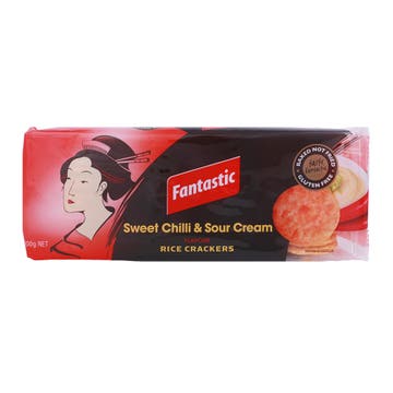 Fantastic Sweet Chilly & Sour Cream Rice Crackers 100g 