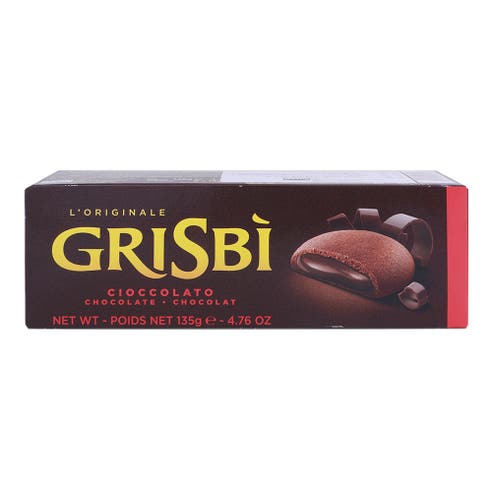 Grisbi Chocolate Cream Filled Cookies 135g 