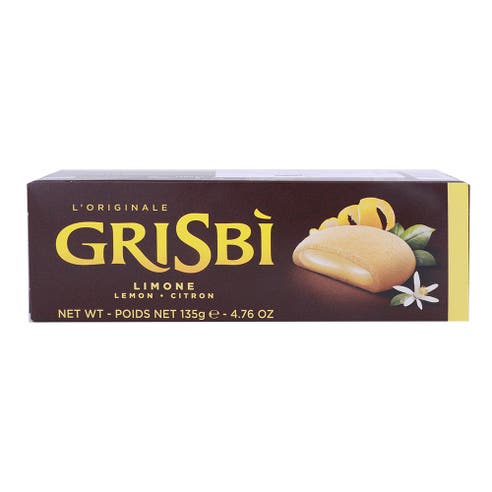 Grisbi Lemon Cream Filled Cookies 135g 