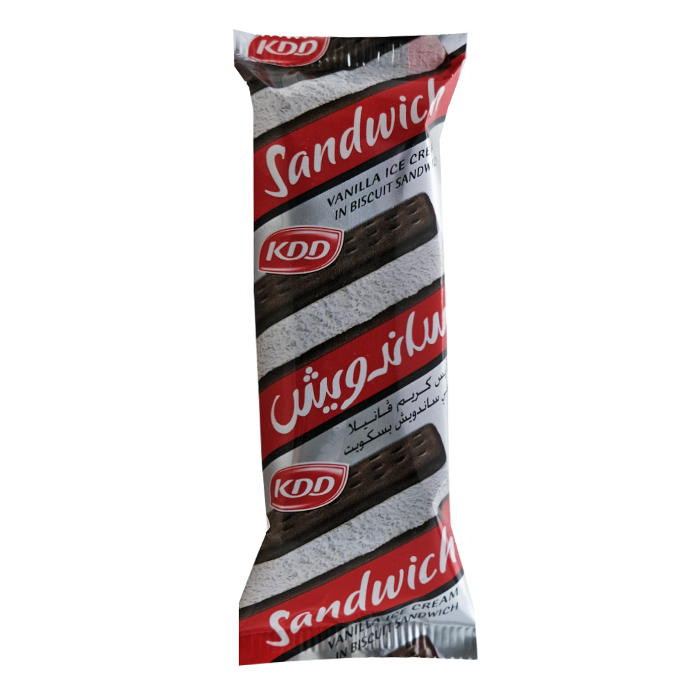 Kdd Sandwich Vanilla Ice Cream 77ml
