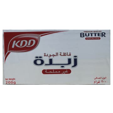 Kdd Unsalted Butter 200g 