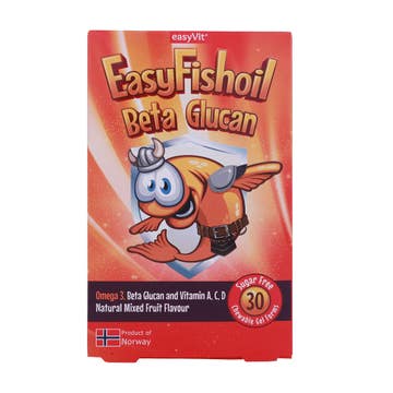 Easy Vit Fish Oil Beta Glucan Omega 3 For Children 