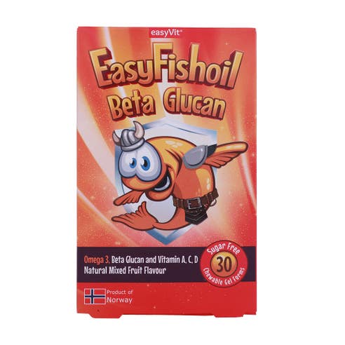Easy Vit Fish Oil Beta Glucan Omega 3 For Children 