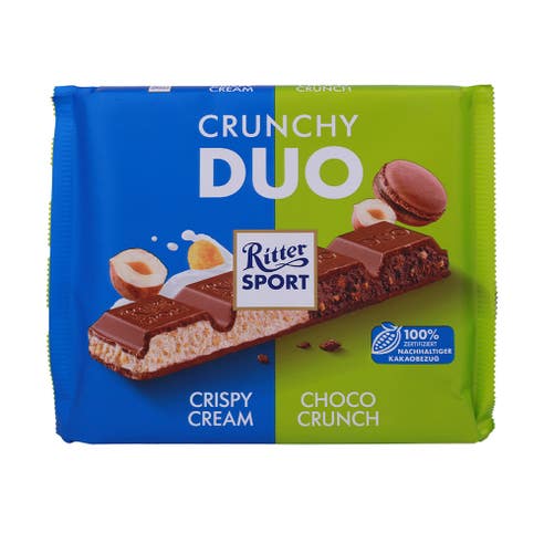 Ritter Sport Crunchy Duo Chocolate 218g 