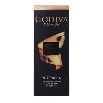 Godiva 90% Cocoa Dark Chocolate 90g 