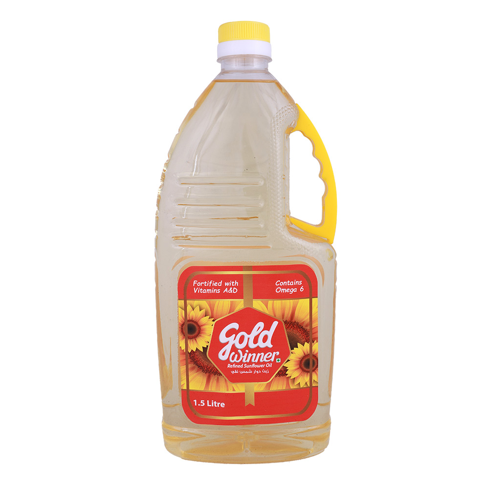 Gold Winner Refined Sunflower Oil 1.5L 