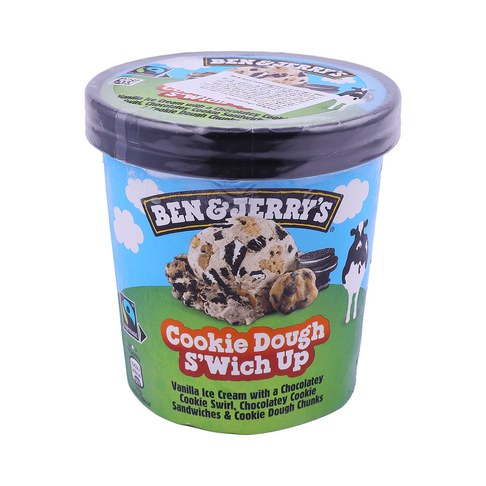 Ben & Jerry's Cookie Doughs S'Wich Up Ice Cream 465ml