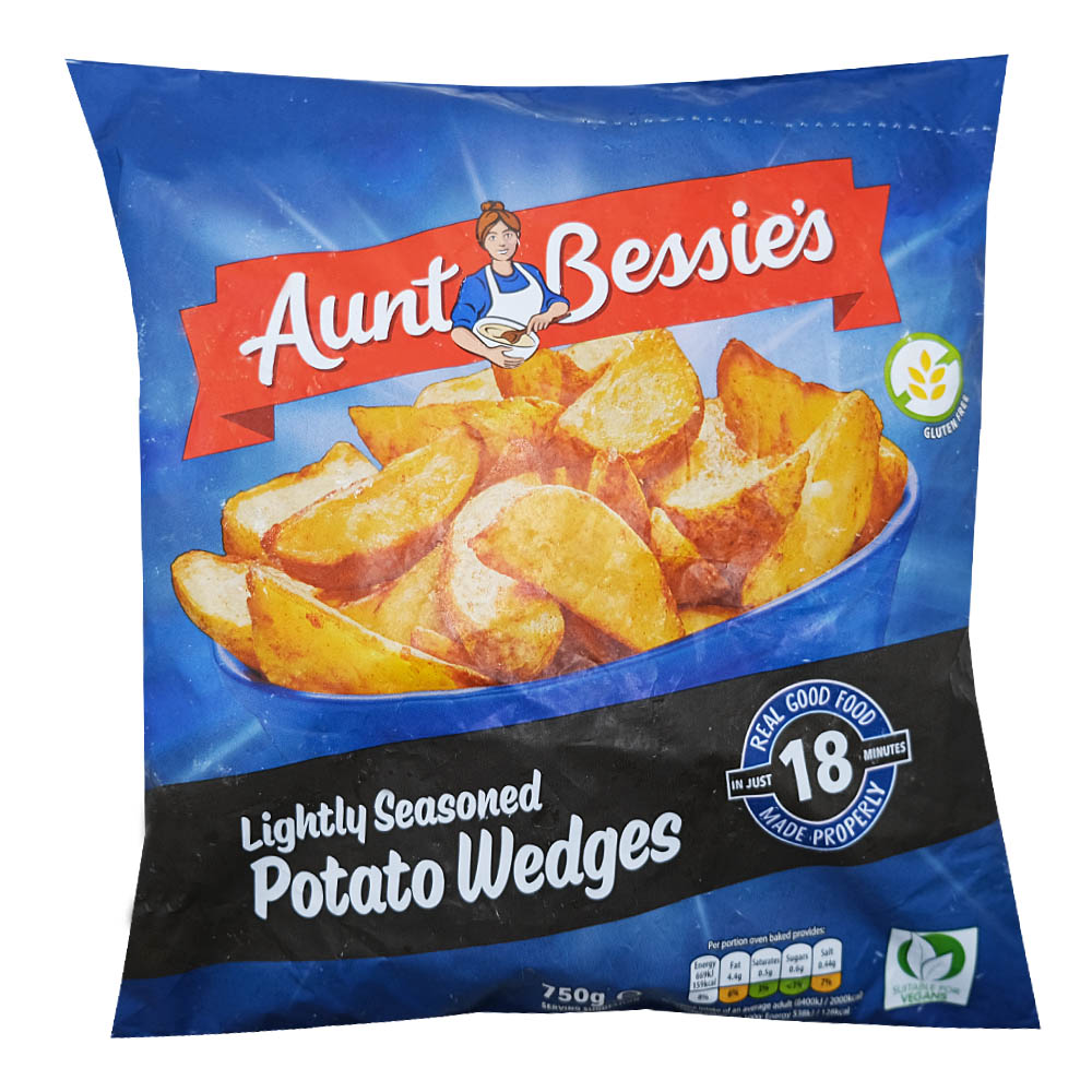 Aunt Bessies Lightly Seasoned Potato Wedges 750g
