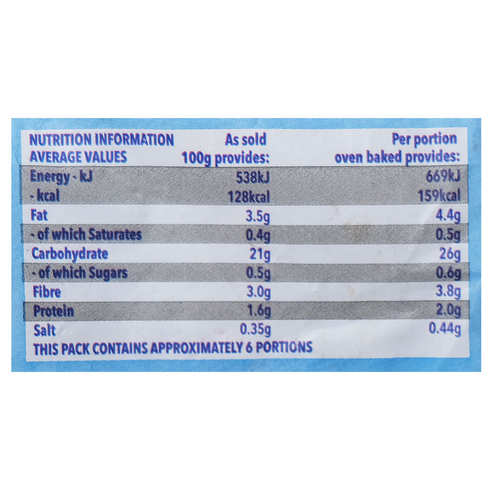 Aunt Bessies Lightly Seasoned Potato Wedges 750g right side image