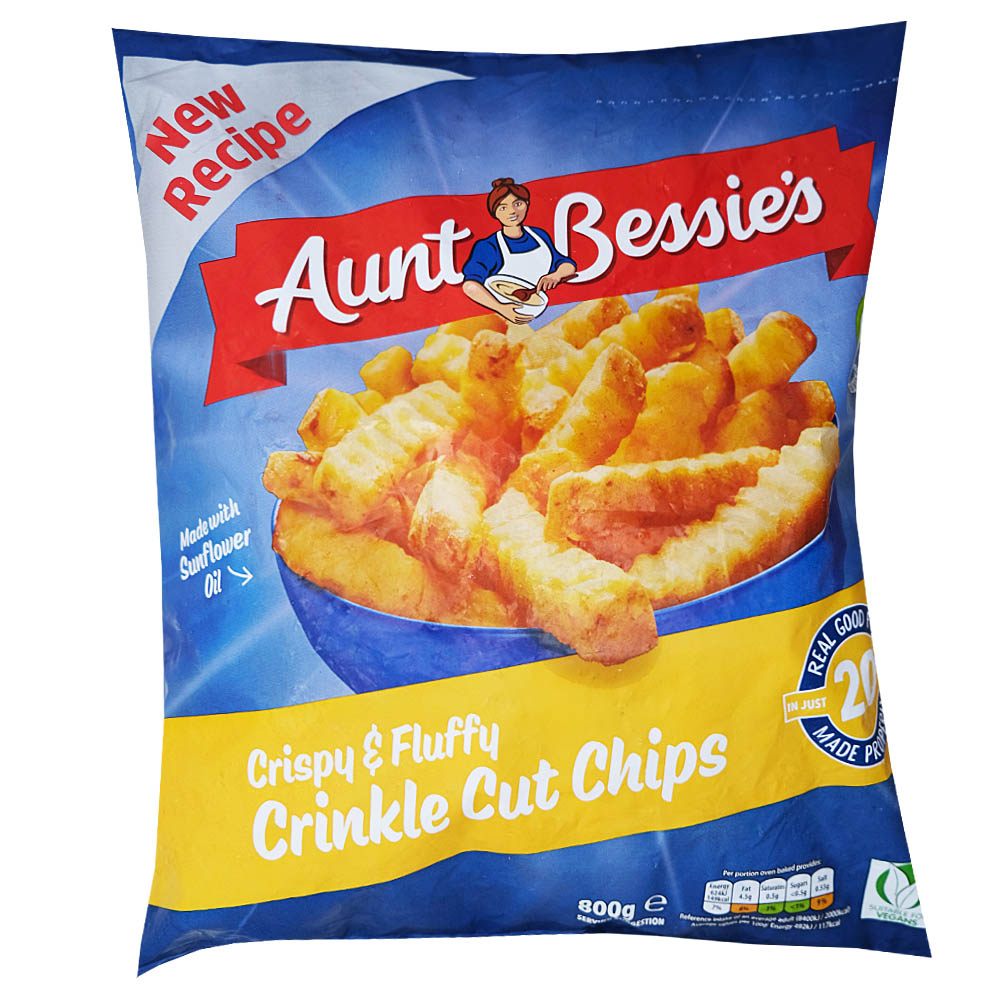 Aunt Bessies Crinkle Cut Chips 800g