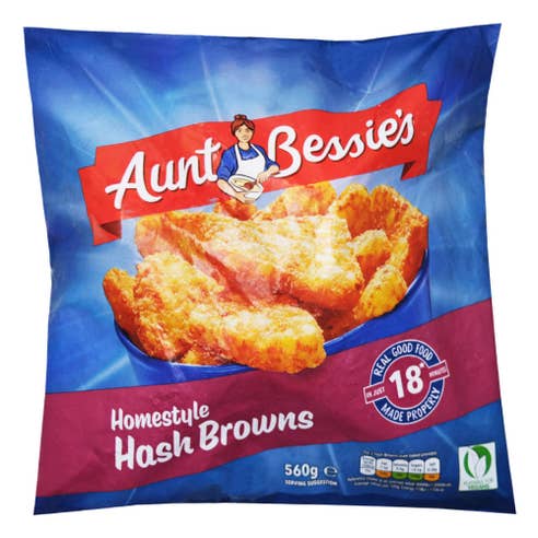 Aunt Bessies Hash Browns 560g 