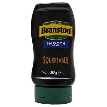 Branston Squeezy Mixed Vegetables Smooth Sweet Pickle 355g 