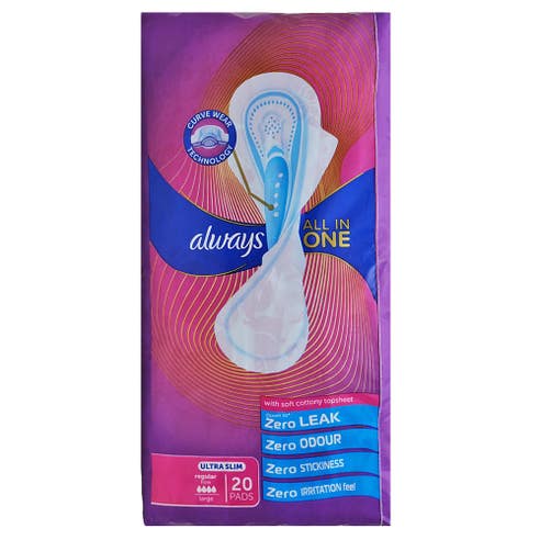 Always Ultra Slim Large Wings Sanitary Pads 20s 