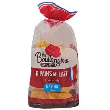 La Boulangere Plain 8 Brioche Rolls 280g