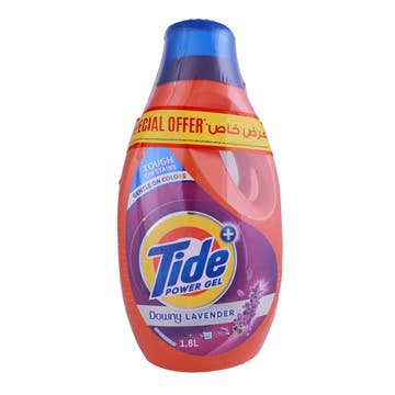 Tide Power Gel Lavender 2x1.8L [Special Offer] 