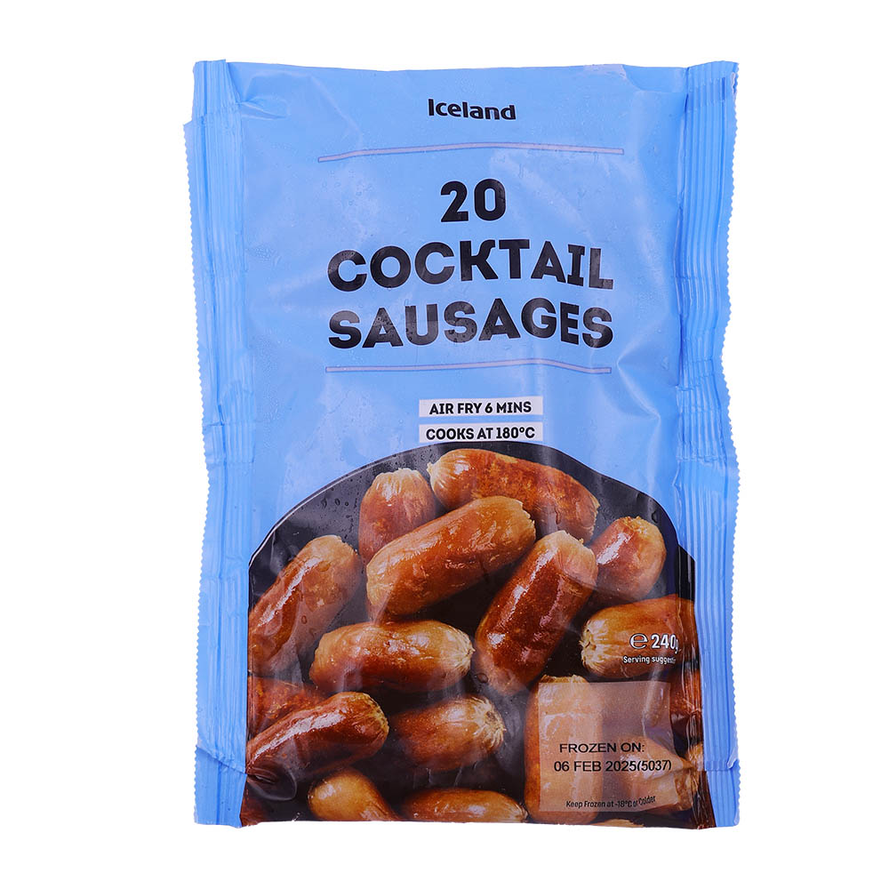 Iceland 20 Cocktail Sausages 240g