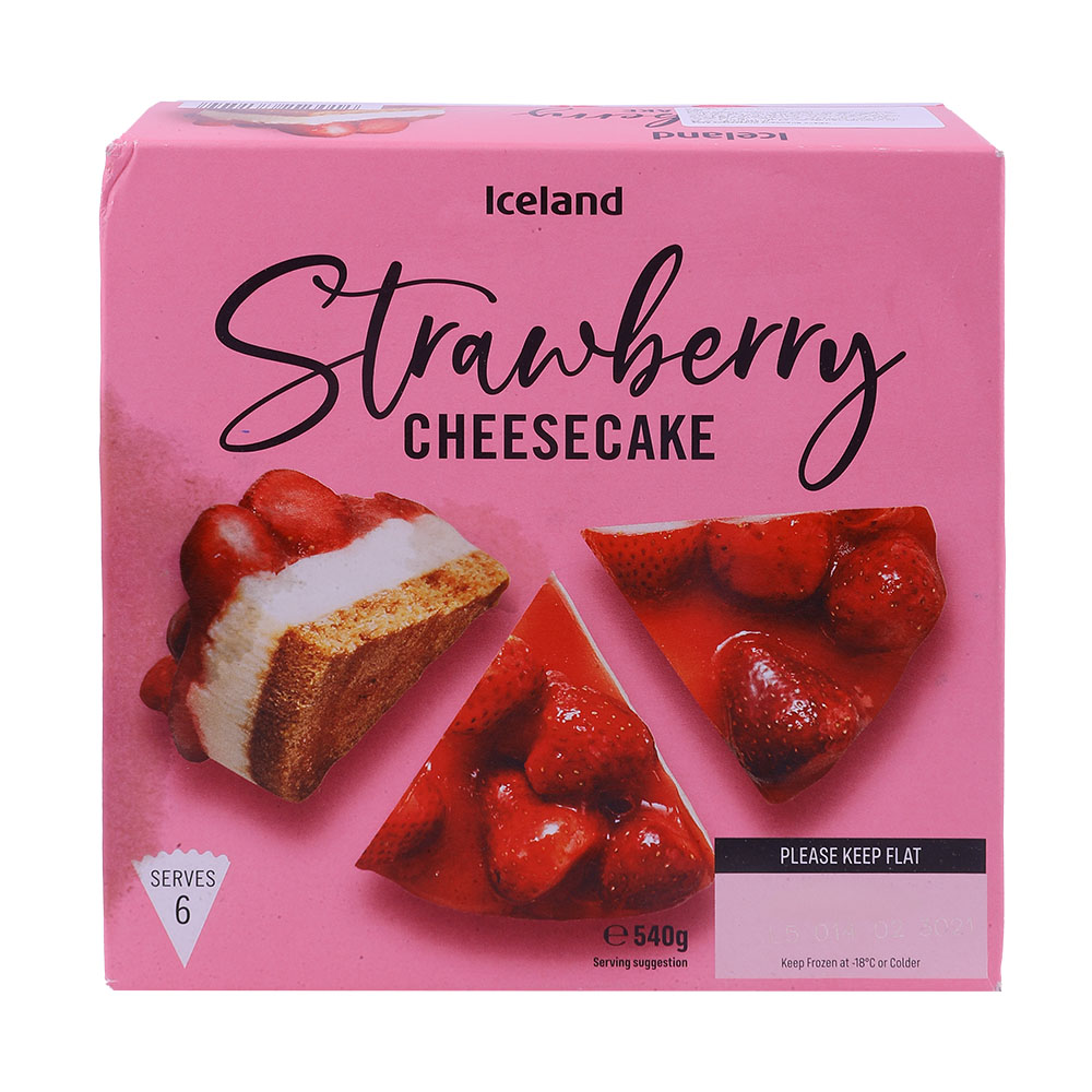 Iceland Strawberry Cheesecake 540g – Available at Alosra Online Supermarket