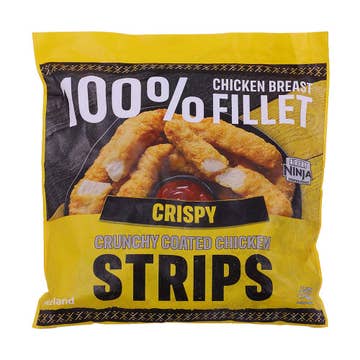 Iceland Crispy Coated Chicken Strips 500g 
