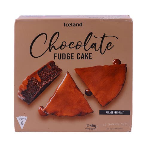 Iceland Chocolate Fudge Cake 450g 