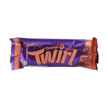 Cadbury Twirl Orange Flavoured Chocolate 43g 