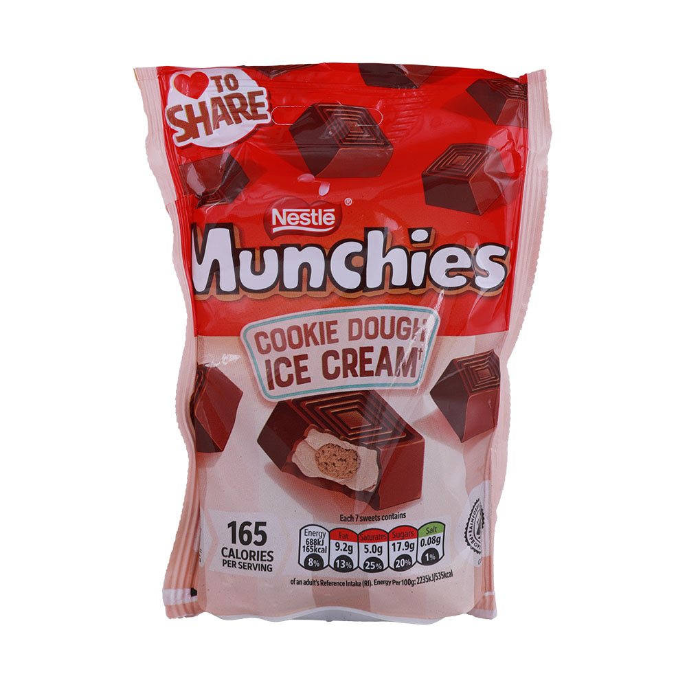 Nestle Munchies Cookie Dough Ice Cream Pouch 97g