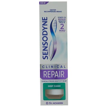 Sensodyne Clinical Repair Deep Clean Toothpaste 75ml 