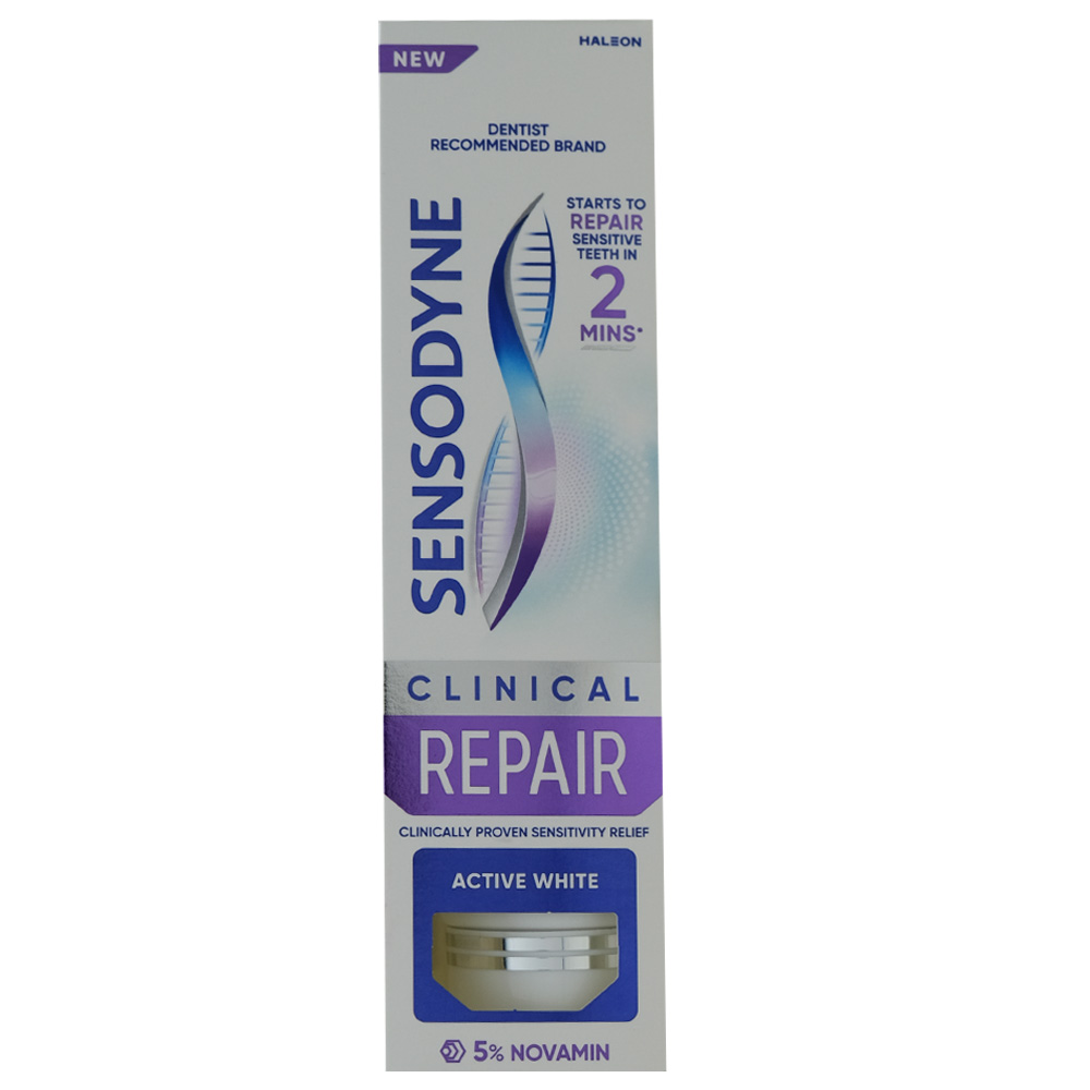 Sensodyne Clinical Repair Active White Toothpaste 75ml