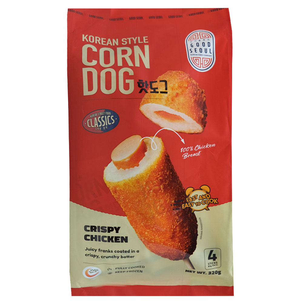 Good Seoul Crispy Chicken Corn Dog 4 Stick 320g