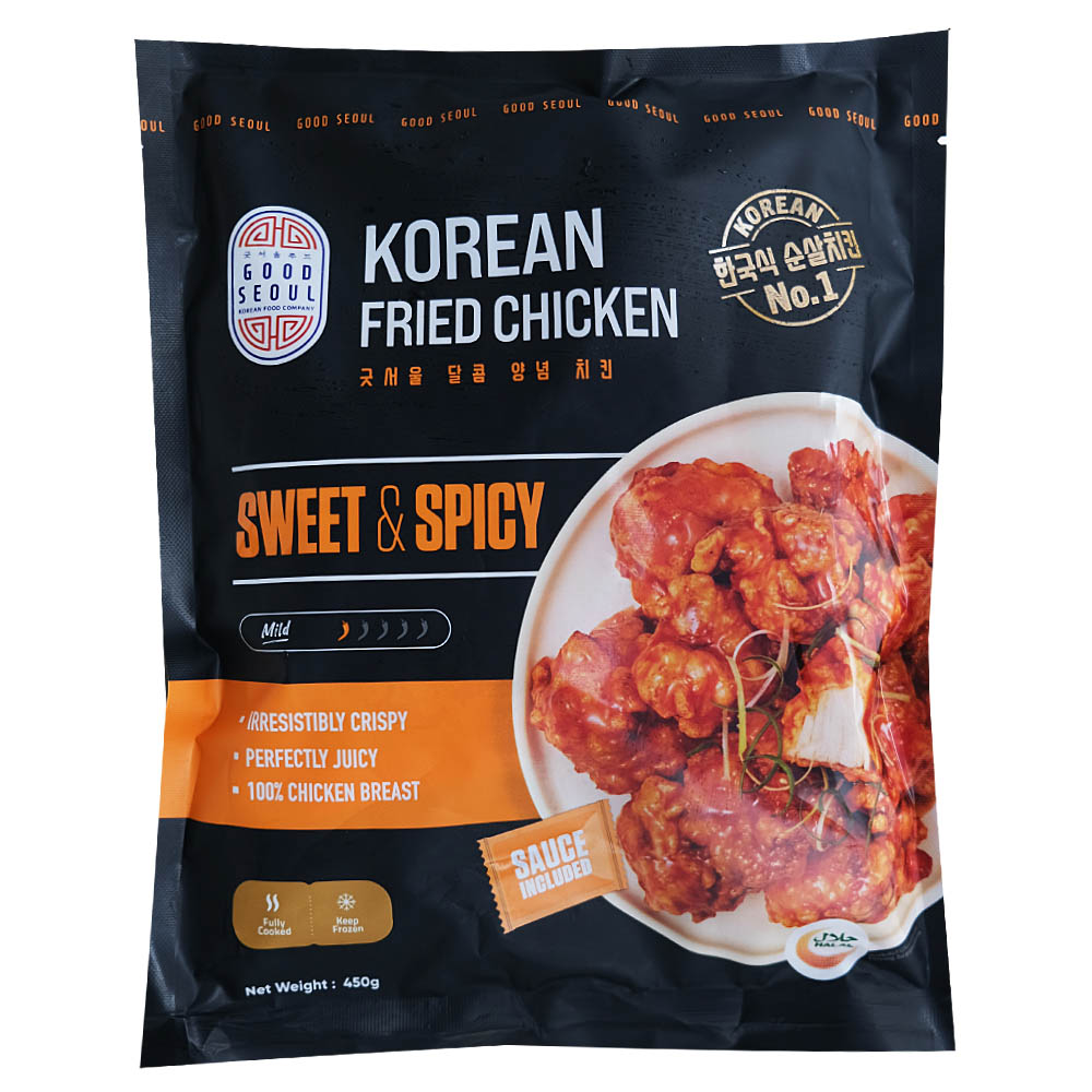 Good Seoul Sweet & Spicy Korean Fried Chicken 450g 