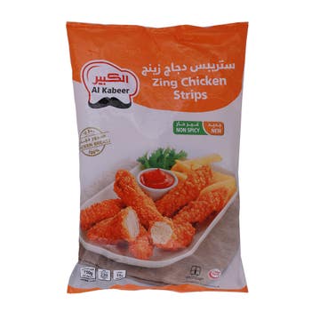 Al Kabeer Zing Chicken Strips Non Spicy 750g 