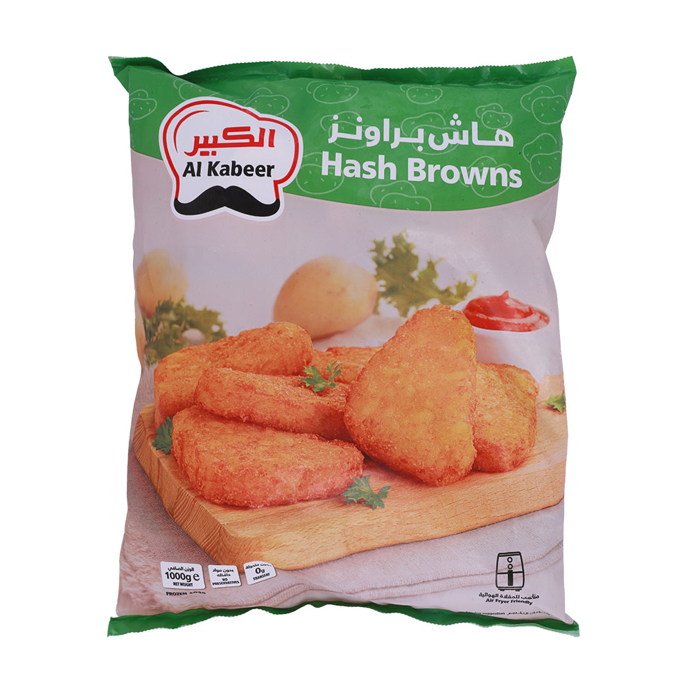 Al Kabeer Hash Browns 1Kg