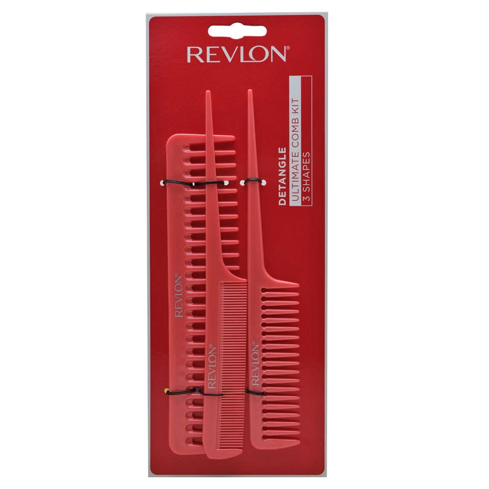 Alosraonline | Revlon Detangle Ultimate Comb Kit 3 Shapes
