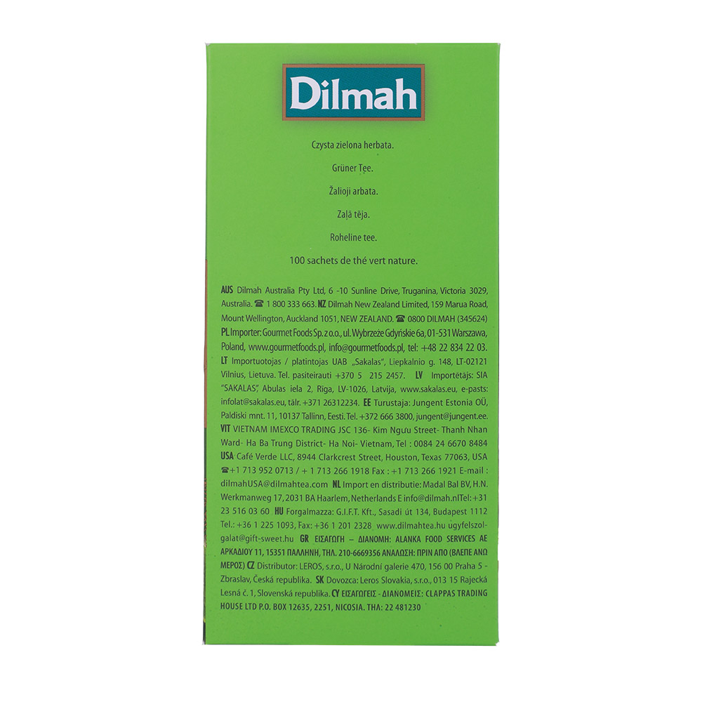 Dilmah Pure Green Tea 150g 100s - Bahrain Alosraonline store