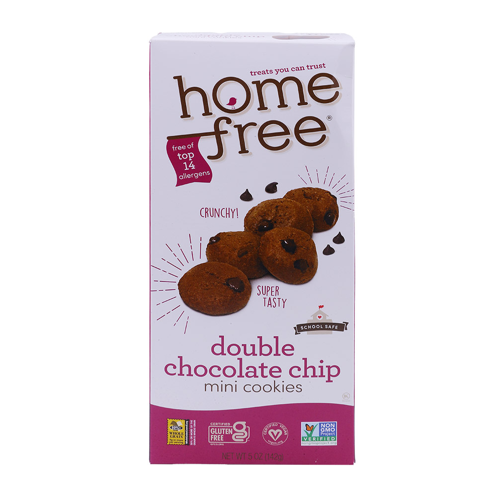 Homefree Double Chocolate Chip Mini Cookies 142g
