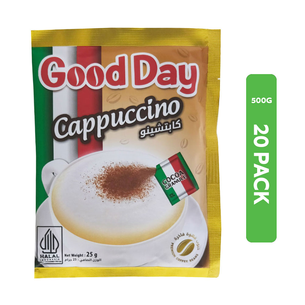 Good Day Cappuccino Instant Coffee 20s 500g