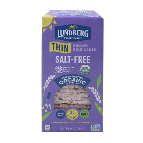 Lundberg Organic Brown Rice Cakes 168g 