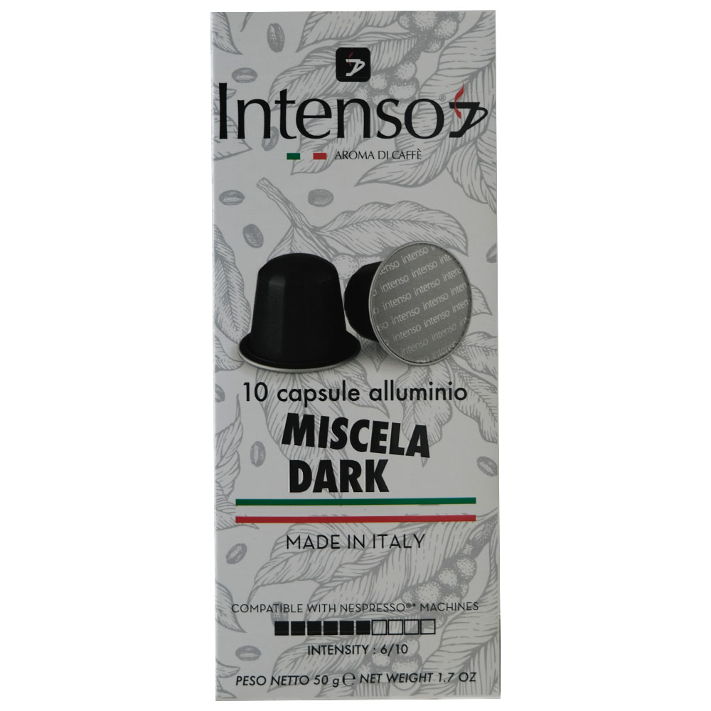 Intenso Dark Coffee Capsules 10's 50g