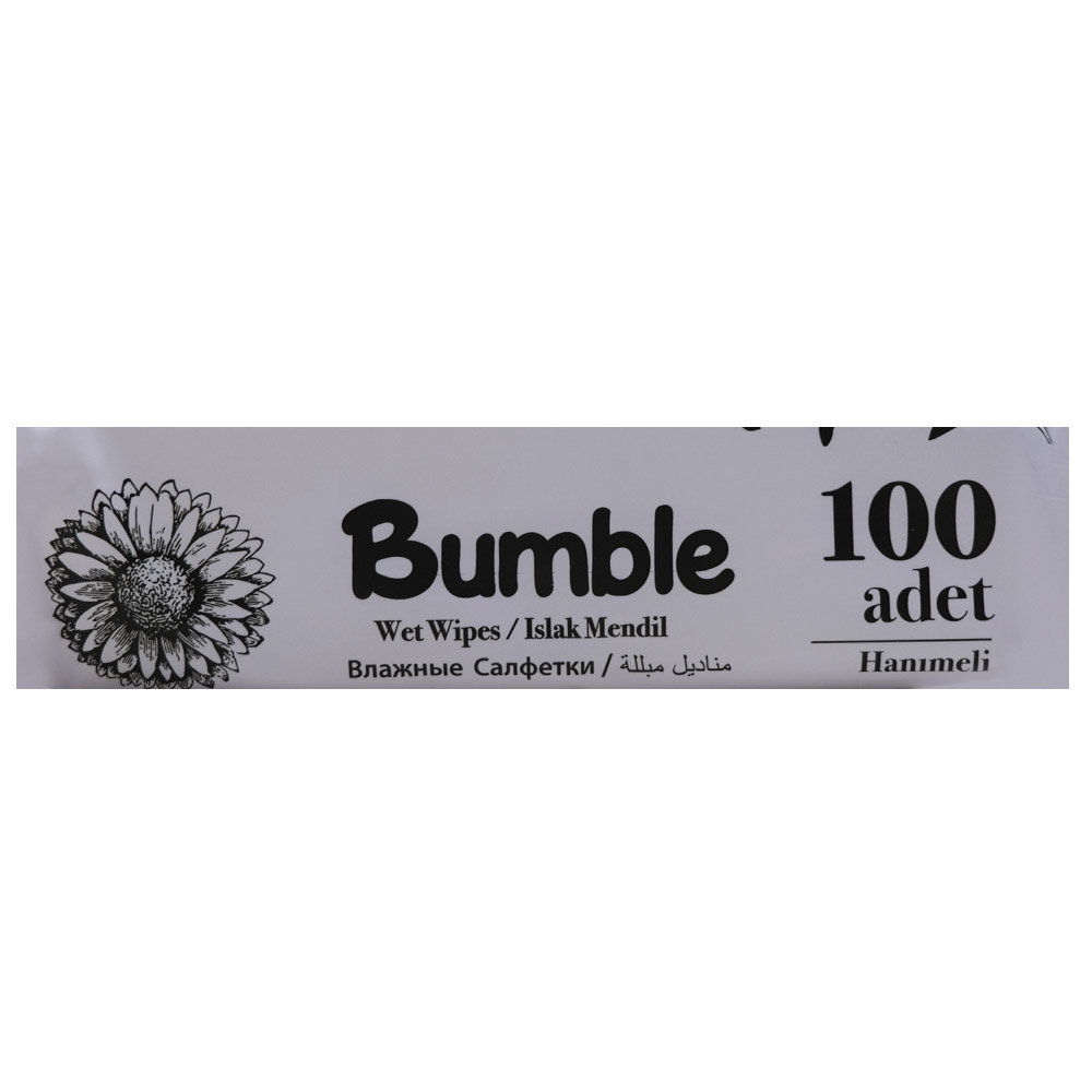 Bumble Honeysuckle Wet Wipes 100s back image
