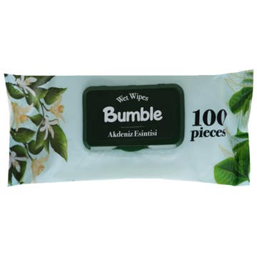 Bumble Mediterranean Breeze Wet Wipes 100s 