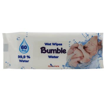 Bumble Water Wet Wipes 60s 
