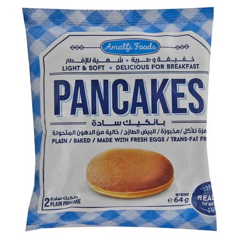 Amalfi Foods Plain Pancake 64g 2s 