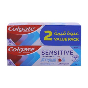 Colgate Pro-Relief Xtreme Toothpaste 2x75ml [Special Offer]