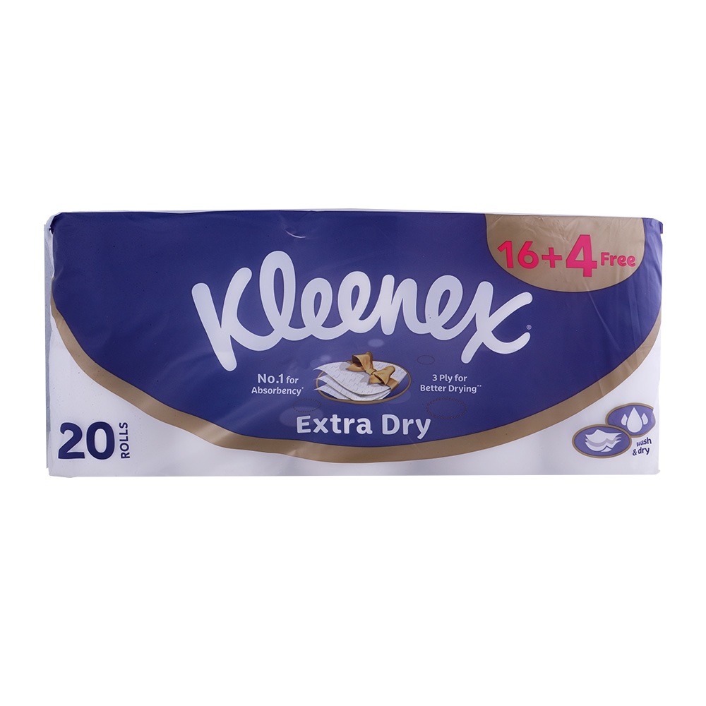 Kleenex Toilet Rolls Extra Dry 160s [Special Offer] back image