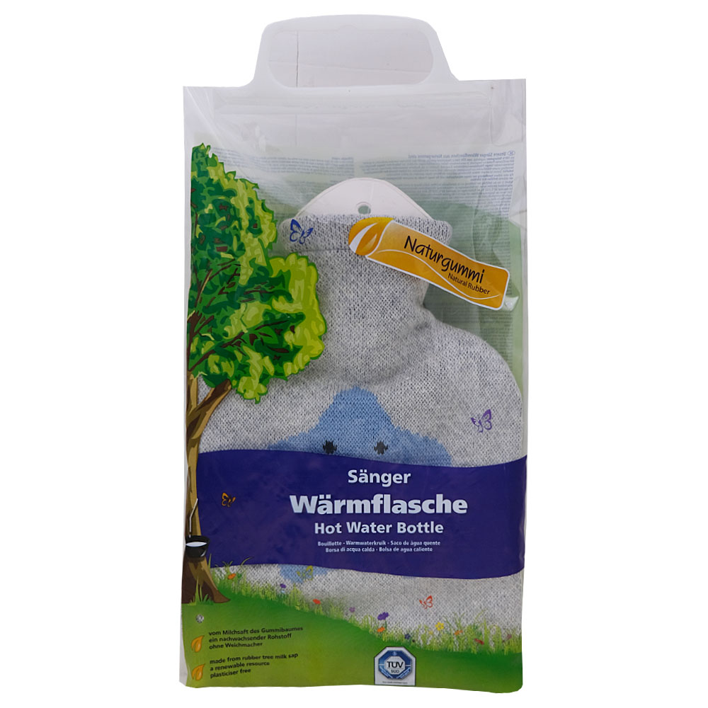 Sanger Hot Water Bag With Cover 0.8L