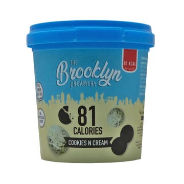 The Brooklyn Creamery Cookies & Cream Ice Cream Cup 125ml 