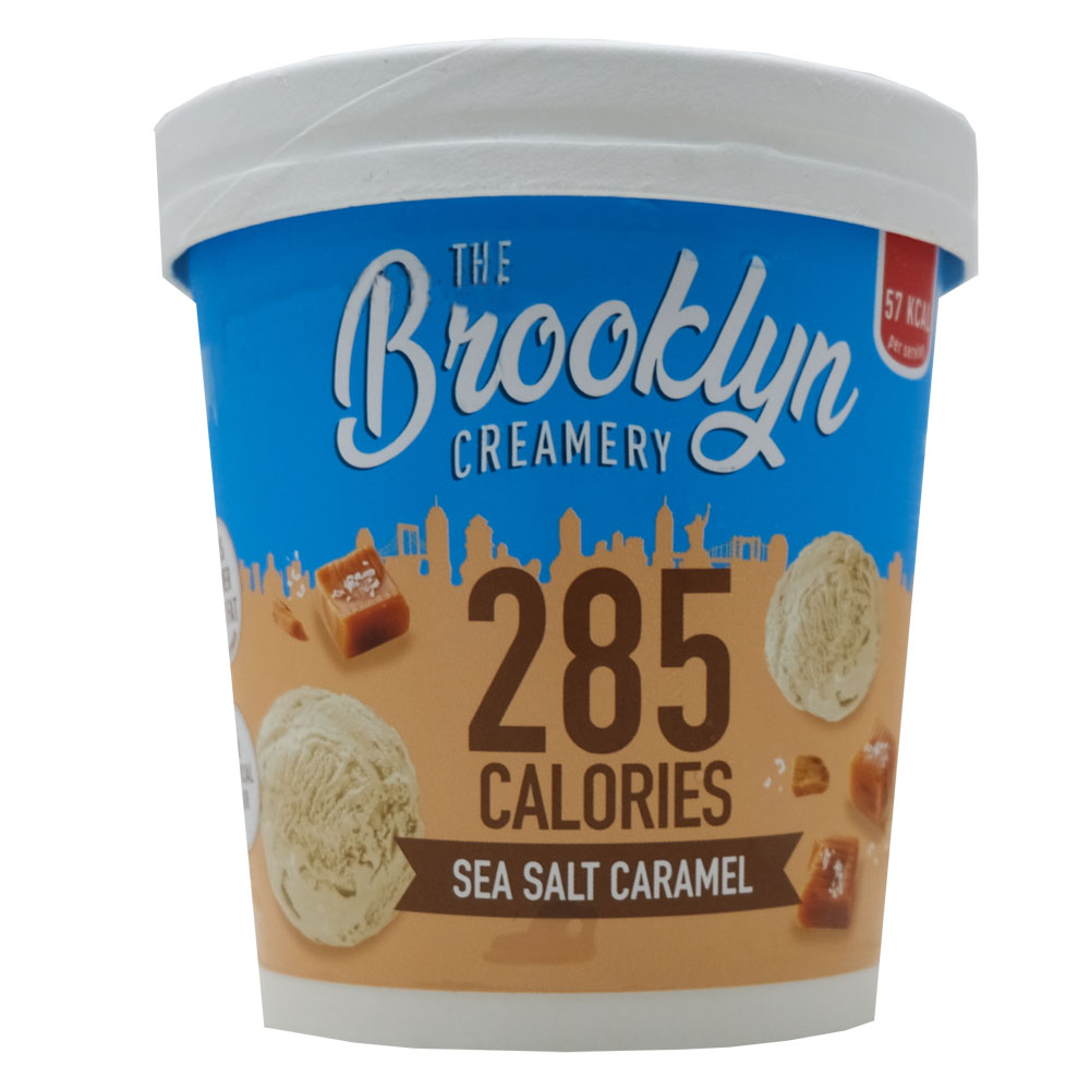The Brooklyn Creamery Sea Salt Caramel Ice Cream Cup 450ml