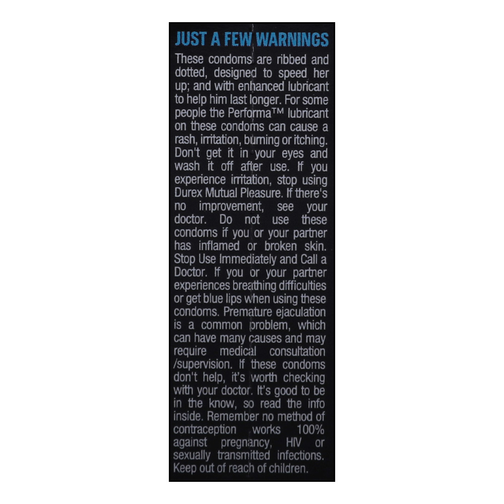 Durex Mutual Pleasure 6s right side image