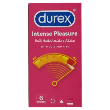 Durex Intense Pleasure Condoms 6s
