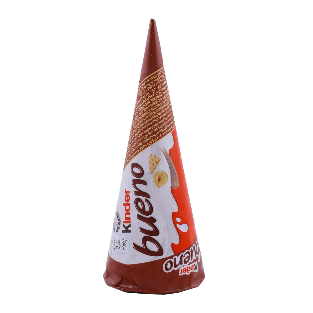 Kinder Bueno Cone Ice Cream 62g back image